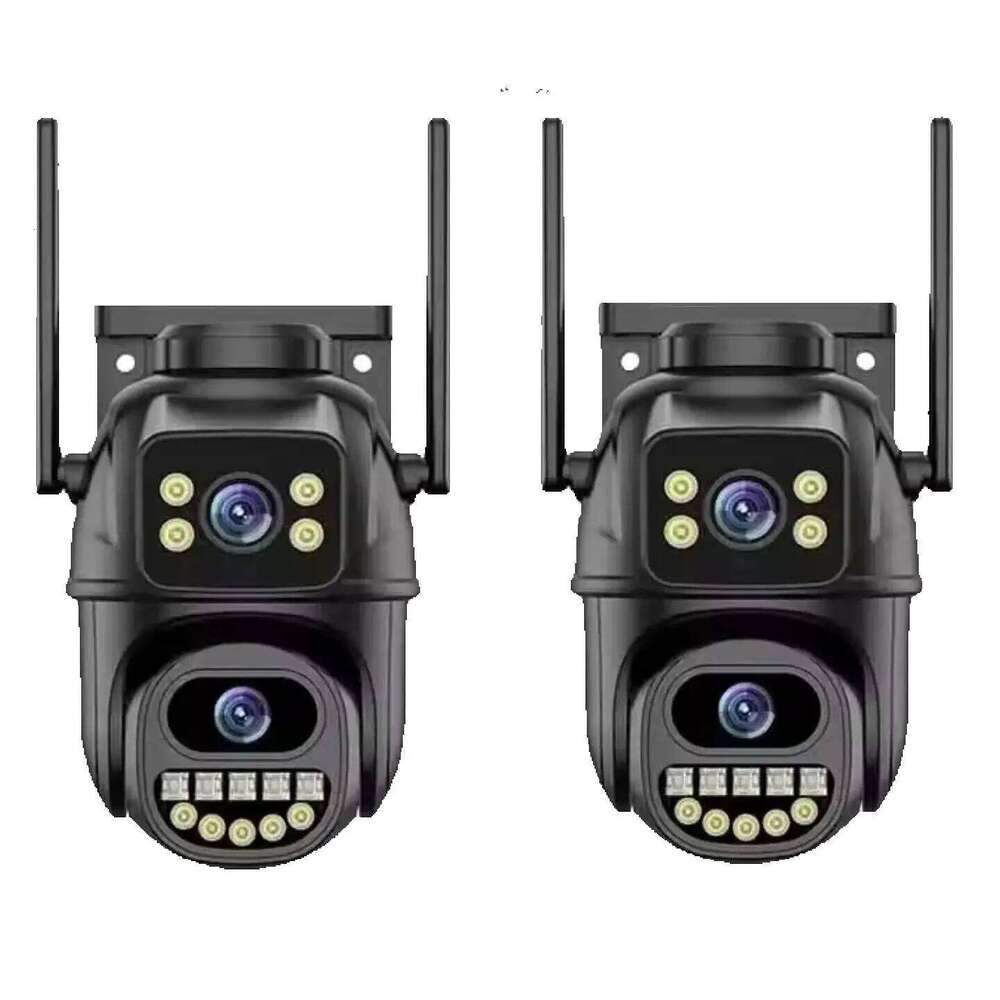 4K 8MP WiFi Surveillance Camera,AI Human Detect, Dual Lens, 4X Digital Zoom, Outdoor Security PTZ IP Cameras 26W0306