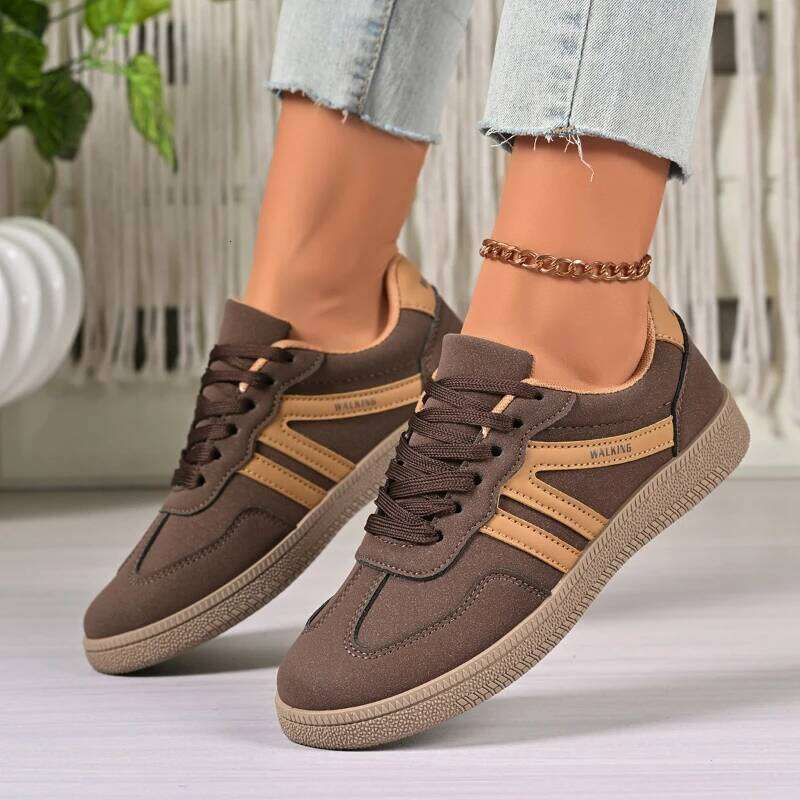 2026 Spring Autumn New Women's Wear resistant and Comfortable Sports Fashion Lace up Low cut Casual Shoes