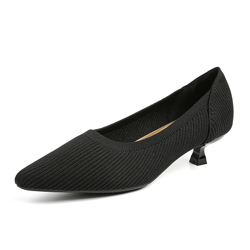 Kitten and womens shoes fly woven single shoes 260306