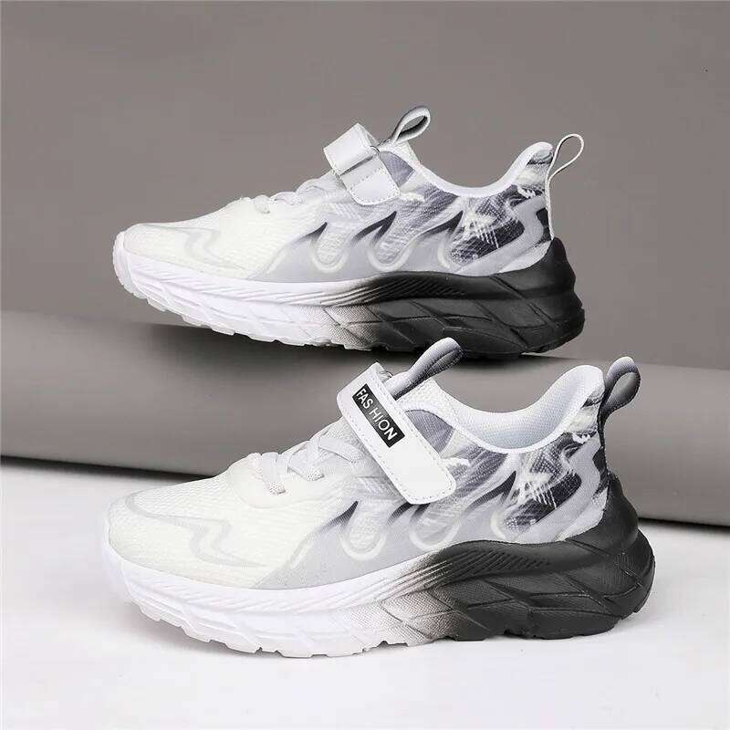 Kids Casual Breathable Running Tennis Children Sneakers Girls Fashion Gradient Designer Sports Shoes Outdoors 26Y0304