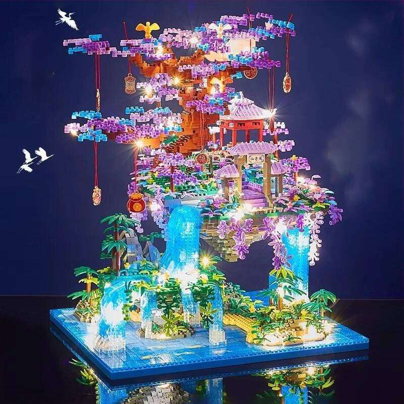 2899-Piece Magic Fairy Pavilion Building Blocks, Challenging Model Kit, Durable Abs Construction Toy, Ideal Birthday Gift Z260305