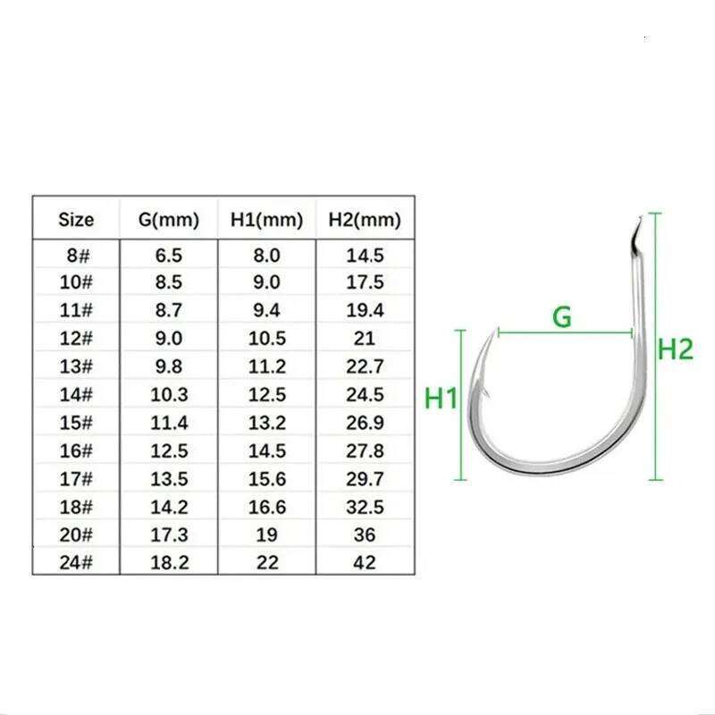 10/80pc Hooks10#-17# Assist Hooks Single Jig Fishhook With Thread Feather Luminous Barbed Sea Hook For Fishing Lure Y260305