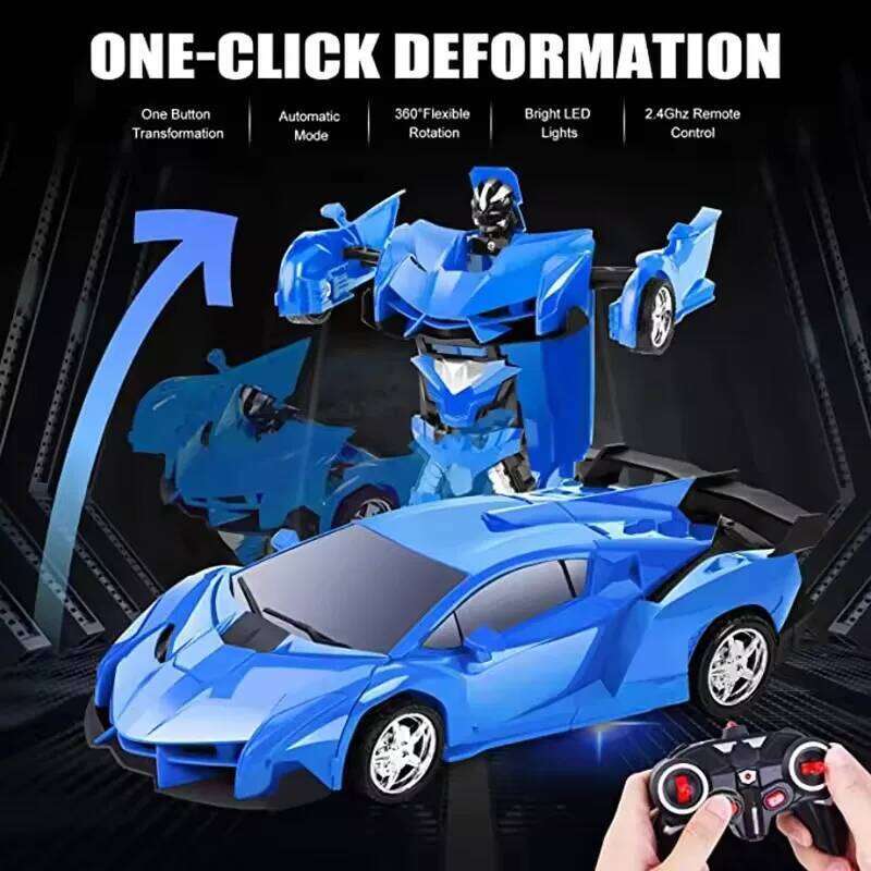 2 in 1 Electric RC Transformation Children Boys Toys Outdoor Remote Control Sports Deformation Car Robots Model Toy C260305