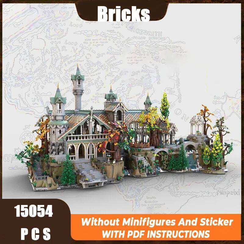 Moc Building Bricks Street View Challenge Extended CastleTechnology Modular Blocks Holiday Gifts Toys For Children DIY Sets Z260306