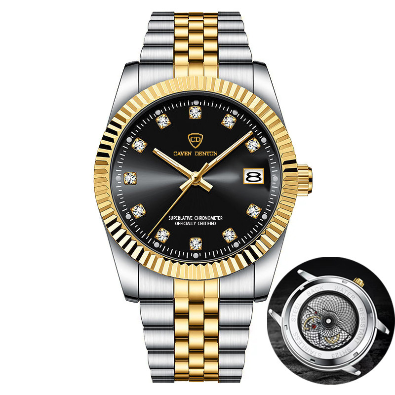 Designer High Quality Men Watch Business Casual Style Waterproof Luminous Date Display Quartz Wristwatch for Men Daily Use