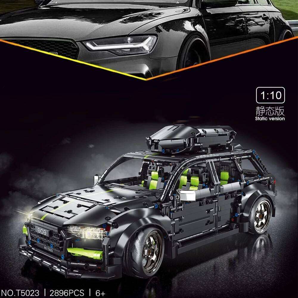 Technical Luxury Vehicle Building Blocks Bricks Model MOC Station Wagon Car Educational Sets Series Kid Toys Boys Birthday Gifts Z260306