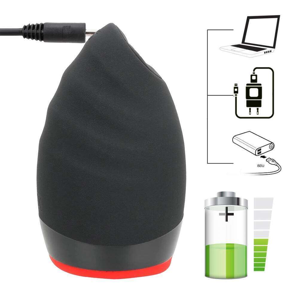 Toys for Men Blowjob Male Masturbation Vibrator Heating Oral Sex Cup Erotic 6 Vibration Models W260305