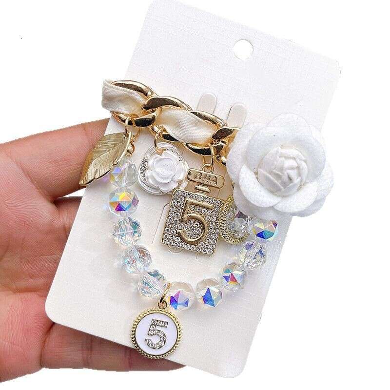 luxury Style Fashion Sweet Exquisite Pearl Tassel Pin Handmade Alloy Brooch Small Fragrance Camellia