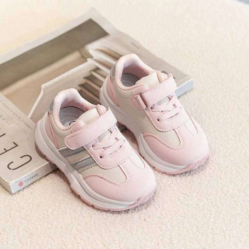 0-4Y Spring New Boys' Casual Anti-slip Soft Soled Children's Skateboard Shoe Breathable Boys Girls Baby Sports Shoes 26Y0304
