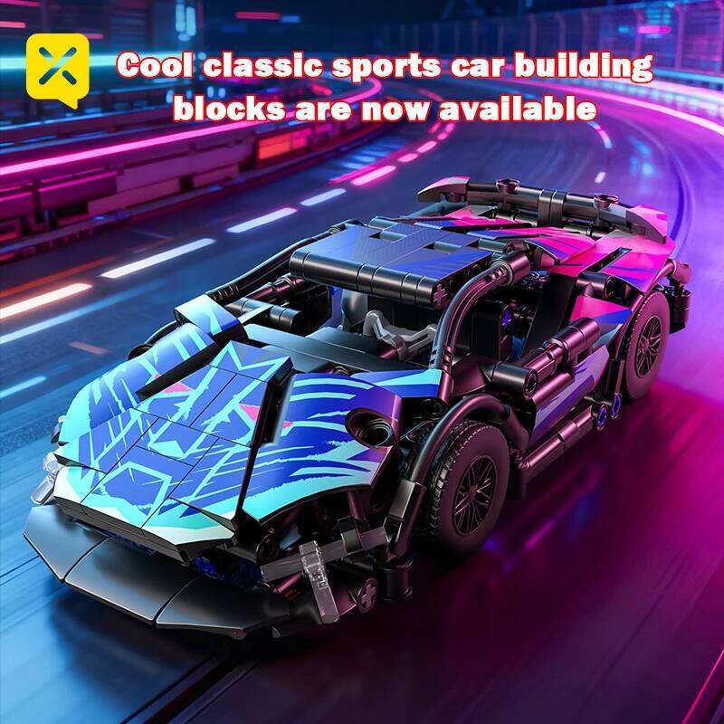 ToylinX 321PCS MOC Technic Supercars Building Blocks City Speed Super Racing Model Bricks High-Tech Toys Gift for Boys Kid Adult Z260305