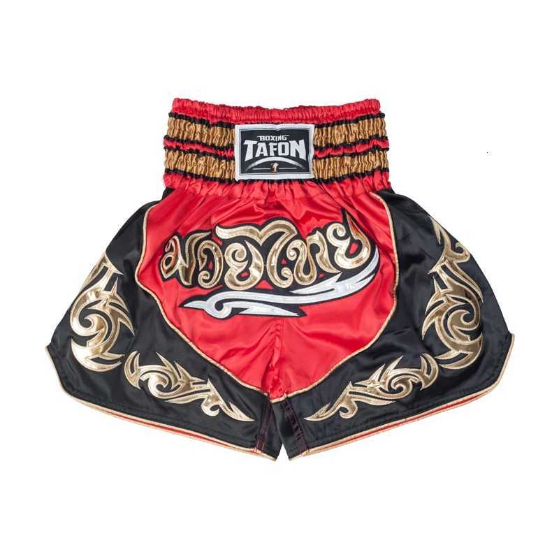 Classic Muay Thai Shorts For Men Women Boxing Kickboxing High Grade MMA Fight Clothing Training Boxing Trunk X260306