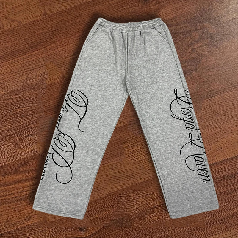 Womens Hiphop Dance Sports Pants Loose Casual Jazz Streetwear Letter Print Comfortable Fitness Trousers 260303