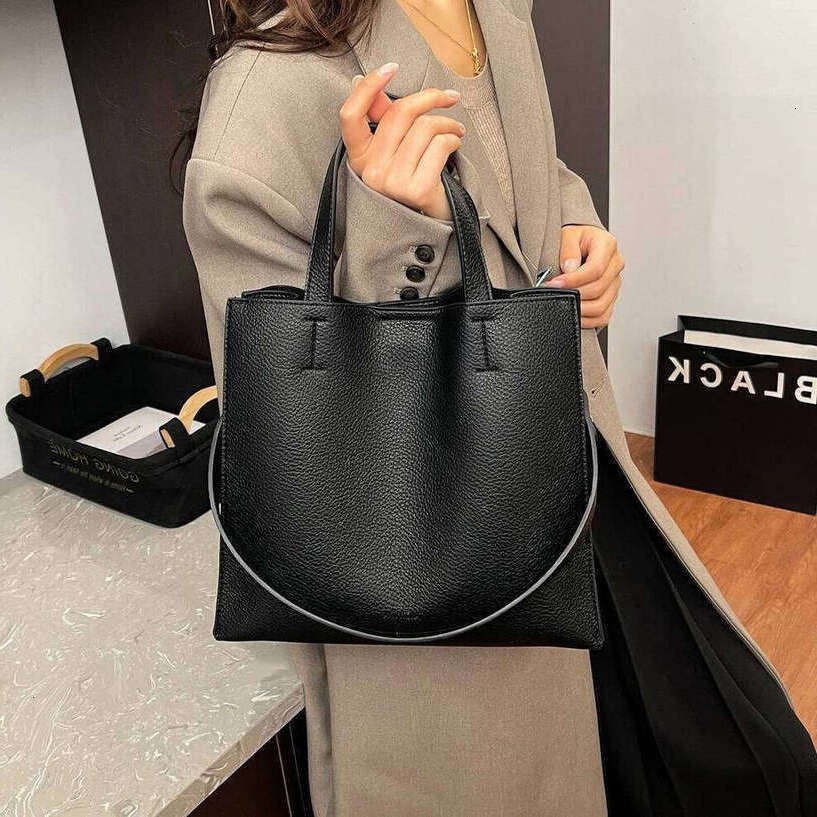 TAURUSCIAGA Fashion Women Handbag Large Capacity Pu Leather Lychee Grain Ladies Shoulder Bags Brand Design Commuting Female Big Totes Bolsas Noble Tem
