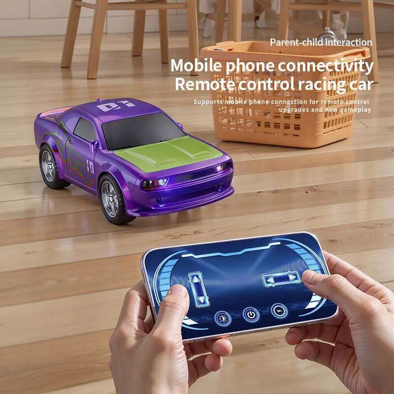1:43 RC Car 4WD Full Scale Remote Vehicle With APP Control and Lights High Speed Racing Cars Toys Boys Gift C260305