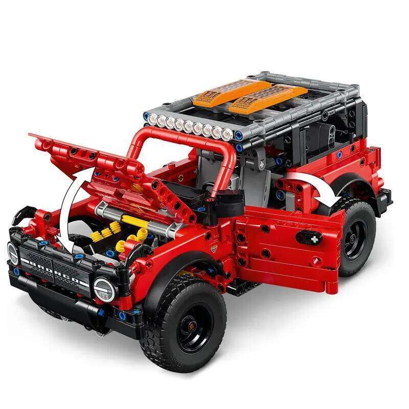 943PCS Technical Off-Road V6 Bronco Car Building Blocks MOC Assemble Bricks SUV Vehicle Toy Gift For Children Kids Adult Z260305