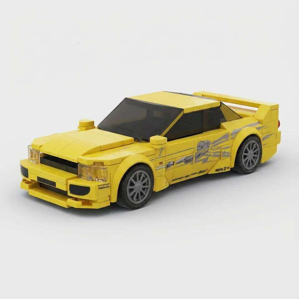 PolaDeer 241PCS MOC DIY Leon's Skyline R33 Racing Custom Assembled Building Blocks Educational Toys Holiday Gift Passion Z260306