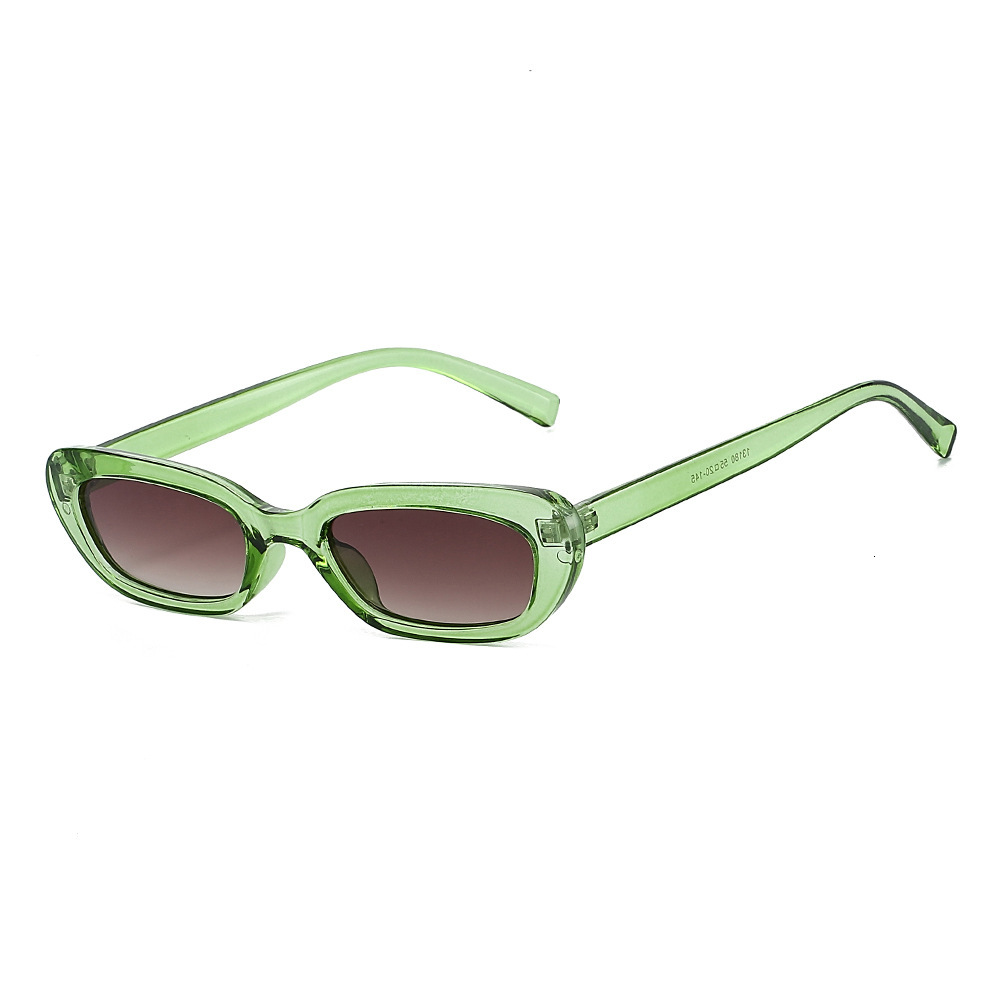 25 new small-frame fashion versatile sunglasses for men women, candy-colored, cute European and American street style, UV protection