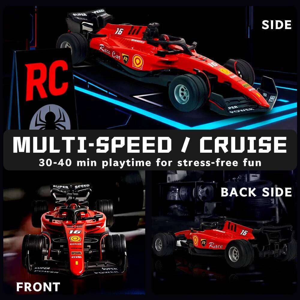1:64 Scale Drift Car - 4WD Mini RC Toy Car, Sporty, Stylish, Streamlined Design, Perfect Holiday Gift for Kids and Adults C260305