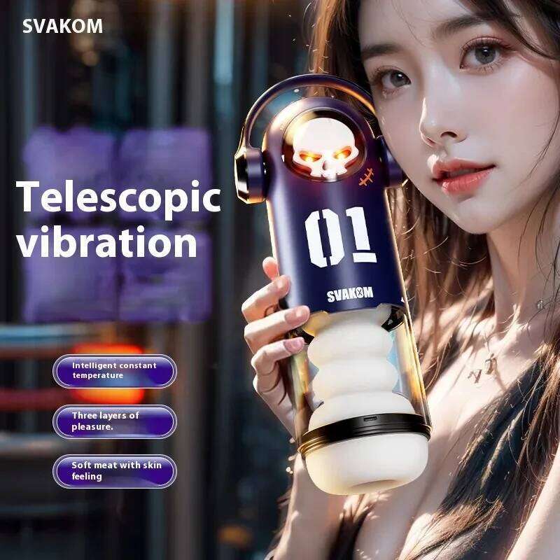 Handheld Design Fully Automatic Telescopic Vibration Heating 3 In 1 Male Masturbation Sex Machine Penis Stroking Toys Adult Men W260305