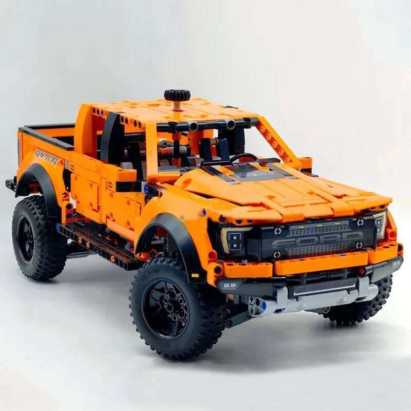 1379PCS Technical 1:10 F-150 Raptor Off Road Car Building Blocks Pick-up Vehicle Assemble Bricks Toys Gifts For Boy Kids Z260305