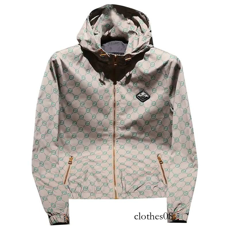 European Style High-End Casual Hooded for Men, Spring and Autumn 2026 New Trendy Stylish Slim-Fit Men's Jacket