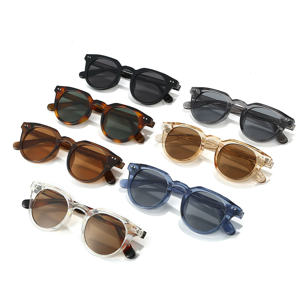 25 new model TR90 sunglasses, fashionable and trendy, personalized UV protection for street photography, unisex outdoor sunglasses