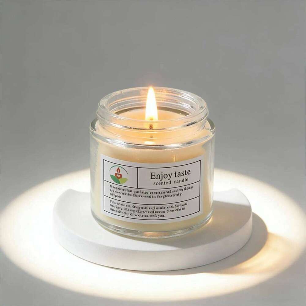 1pc Small Cup Transparent Glass Aromatherapy Candle Niche Fragrance Romantic Ins Party Home Decor W260304 W260305