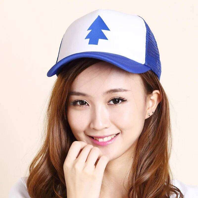 Cartoon Dipper Baseball Pine Tree Gravity Arrow Summer Fall Sports Adjustable Women Mens Golf Cap Solid Snapback Hats Gorras Y260304