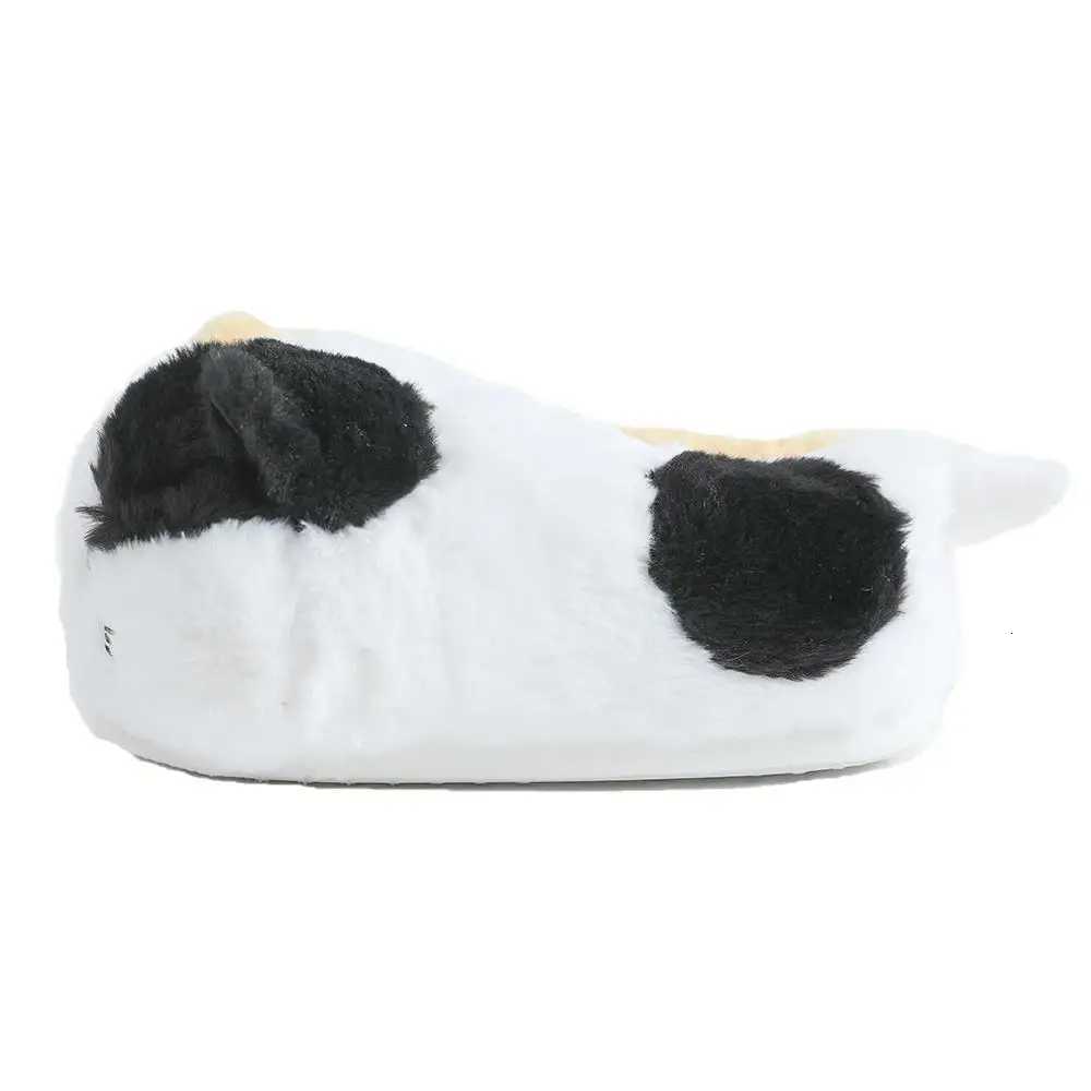 1pc white black cat slippers animal home shoes Millffy indoor fashion women Breathable comfortable home soft slippers S260305