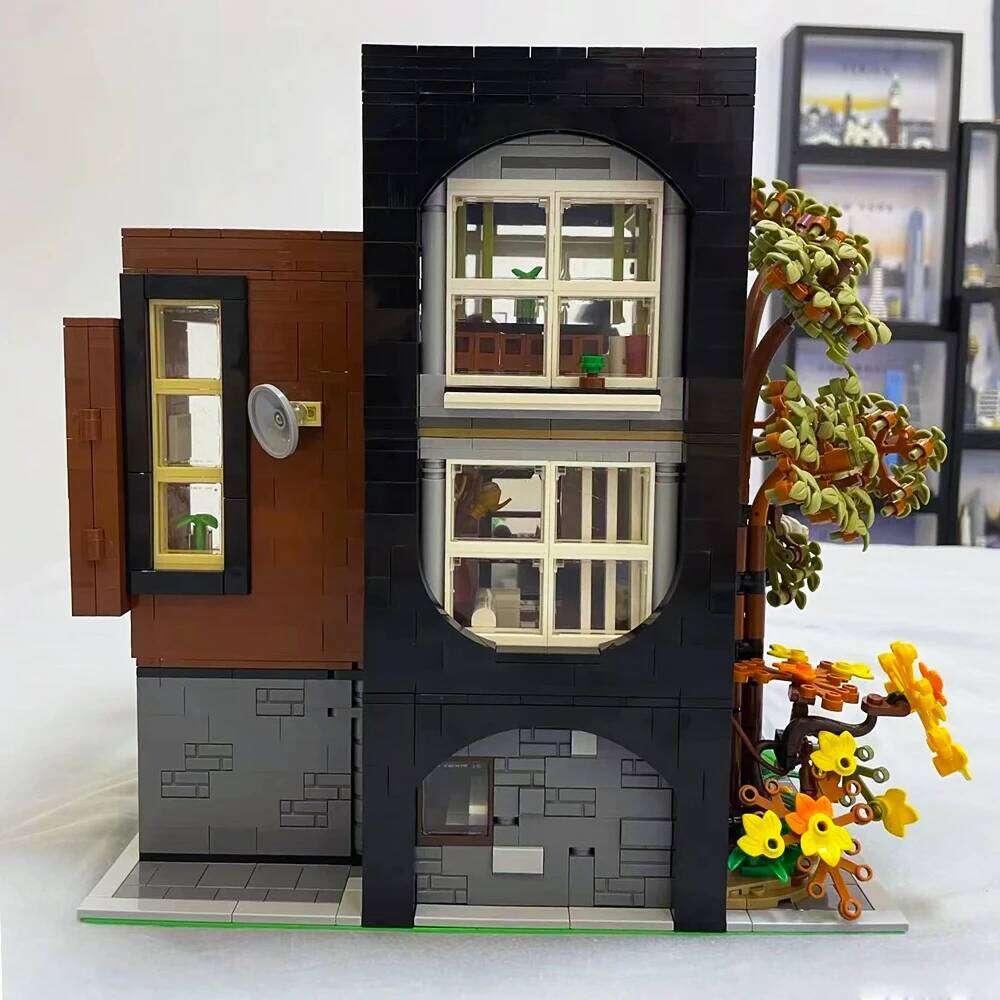 MOC-107015 Creative Expert 'HEA-ON-JEA' Villa Modular City Architecture Building Blocks Model Street View Sets Kid Toy Boys Gift Z260306