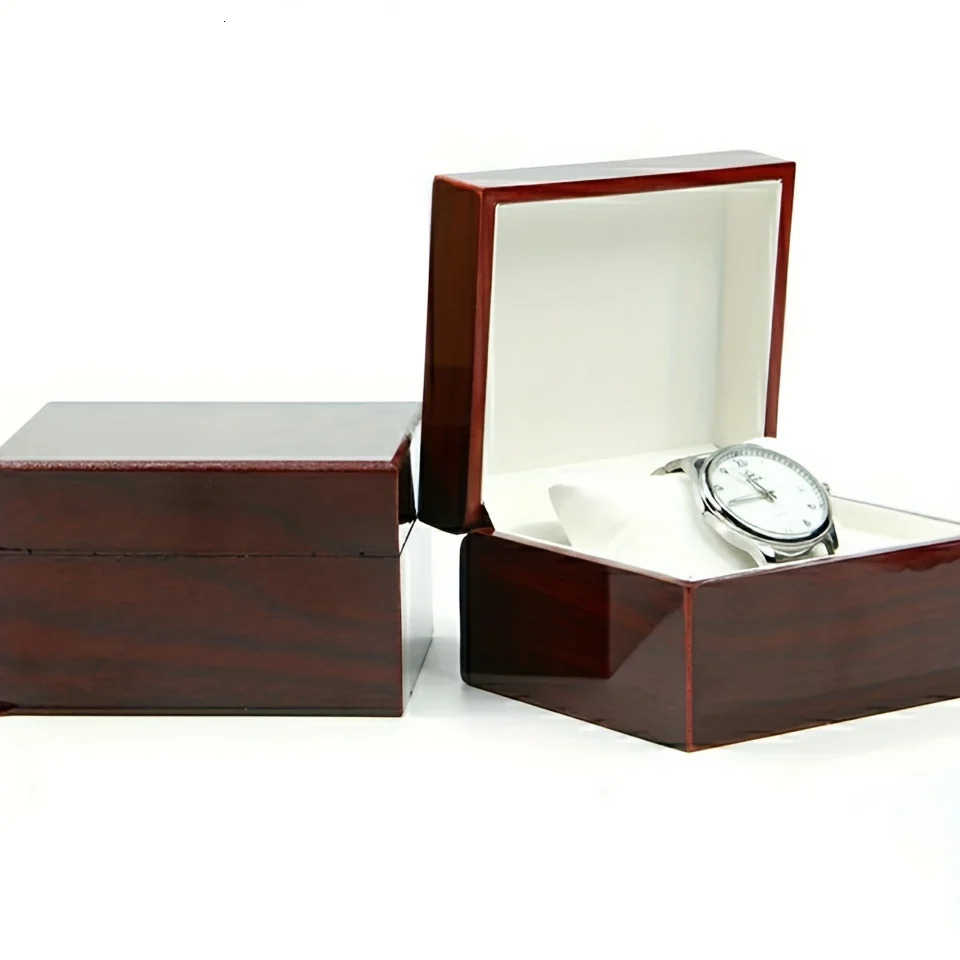 1PC High end Wooden Box Packaging Gift Special Wooden Box with Watch Packaging Gift Box Wooden Packaging Box 260304
