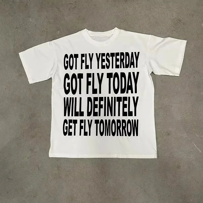 Y2K Streetwear Cotton T-shirt Harajuku Graphic Print Oversized Punk Short Sleeve T-shirt Rock Goth Retro Top Hip Hop Tee Fashion 260304