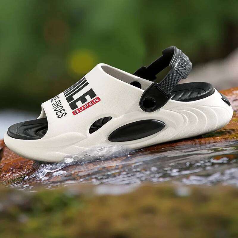 LItfun Summer Indoor Non-Slip Step-Pooching Car Thick-Soled Outdoor Sports Men's Cool Slippers