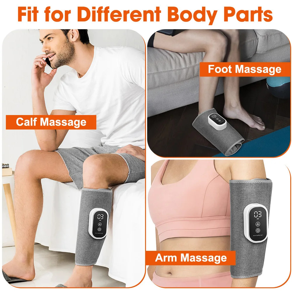 Air Pressure Calf Massager 3 Modes Electric Airbag Compression Leg Massager Calf Foot Massager Muscle Relax Blood Circulation 260304