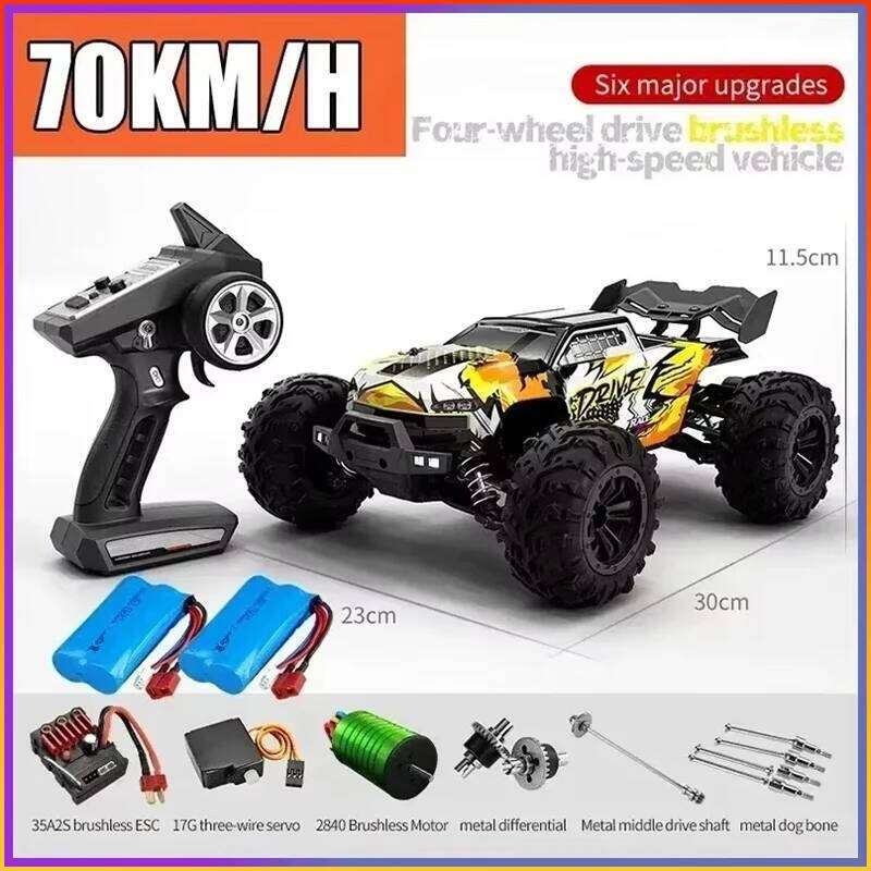 SCY 16101 16102 1:16 4x4 RC Monster 50km/H and 70KM/H with LED 2.G Remote Control Car Toy Gift for Boys C260305