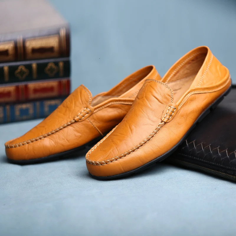 Mens Leather Casual loafers Shoes wedding Dress Shoes Big Size Moccasins Shoes Suede shoes High Quality zapatos 260305
