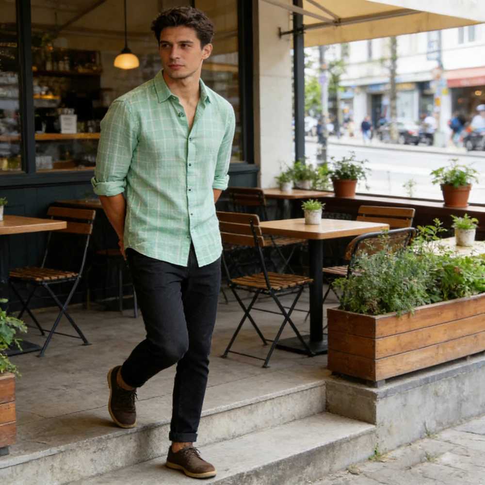 2026 Mens New Linen Long Sleeve Shirt Solid Color 3D Printed White Shirt Hawaiian Fishing Long Sleeve Soft Mens Fast Shipping M260305