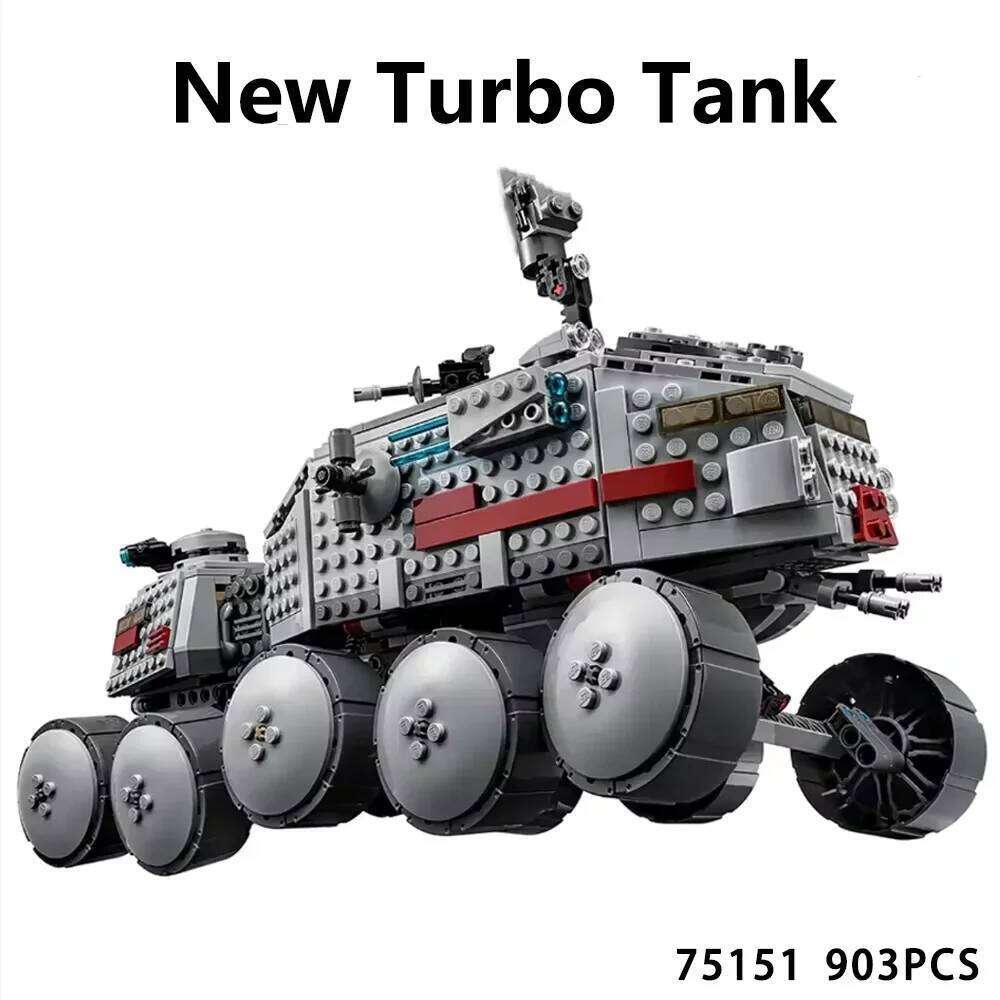 Turbo Tank Scene Set Compatible 75151 Building Block 903Pcs Bricks Model DIY Puzzle Kit Toys Christmas Gifts Z260305