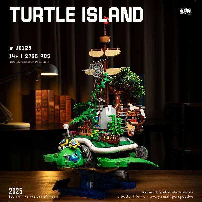 2765PCS Sea Turtle Island Ship Tree House Building Blocks With Power Motor Assemble Bricks Toy Gift For Children Adult Z260305