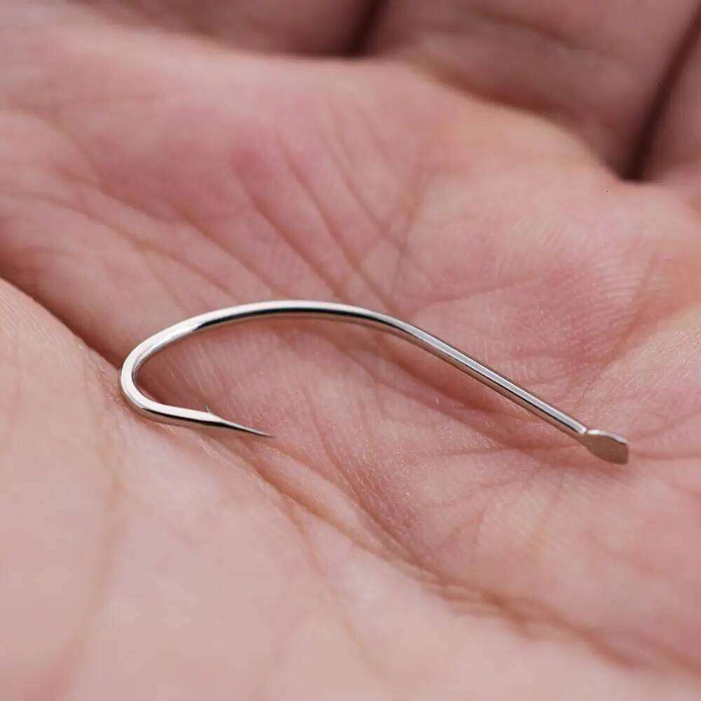 450pcs/Box 1-14# Sharpened Ultrapoint Carp Treble Circle Cat Fish Hooks Set Mixed Sizes Fishhook Fishing Tackle Y260305