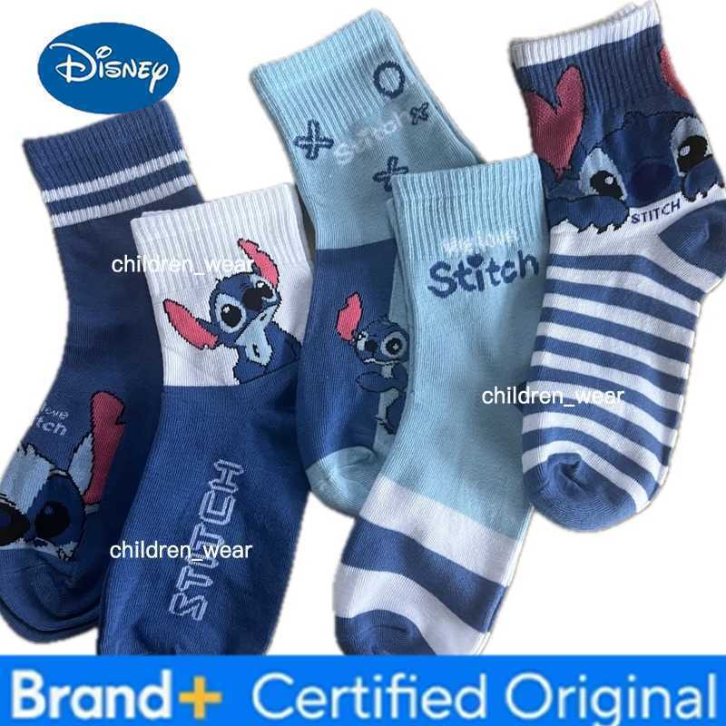 Disney Stitch Socks Cartoon Fun Fashion Soft Comfortable Creative Adult and Childrens Christmas Socks Toy Gifts H260306