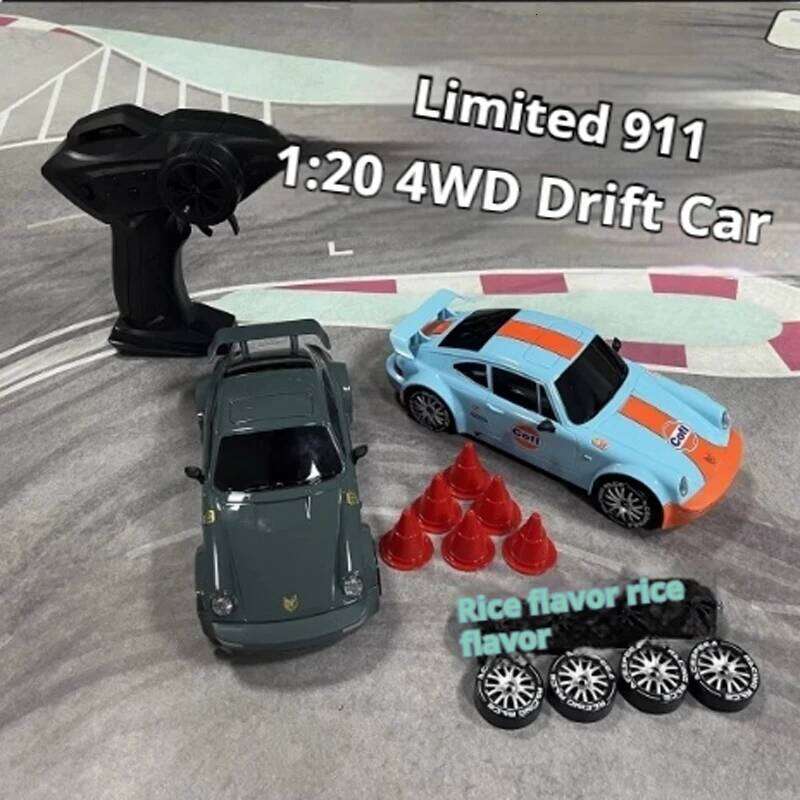 New 1:20 Mini Drift Rtr Rc Alloy Miniature Porsche 911 Sports Remote Control Car Racing Model Custom Toy Kids Gift C260305