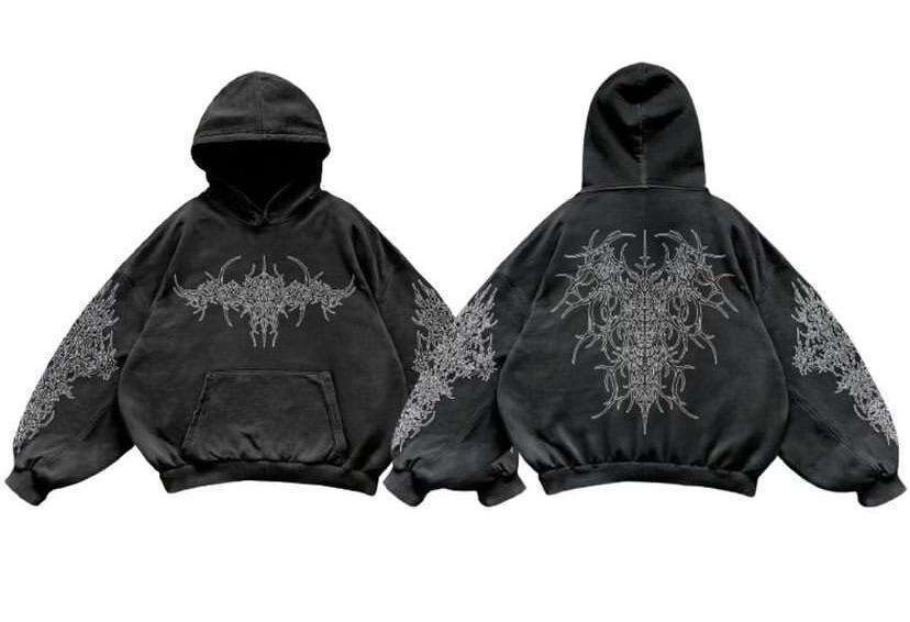 Spring And Autumn Hot Sale Retro Skull Pattern 3D Printed Sweatshirt Unisex Trendy Pullover Hoodie