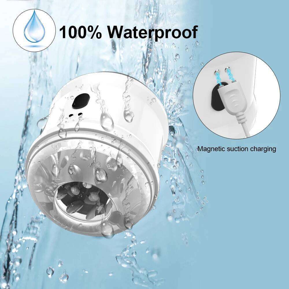 Automatic Male Masturbator Cup Dual Open-ended Powerful Vibrating Blowjob Vagina Masturbation Sex Toys for Men Adult Supplies W260305