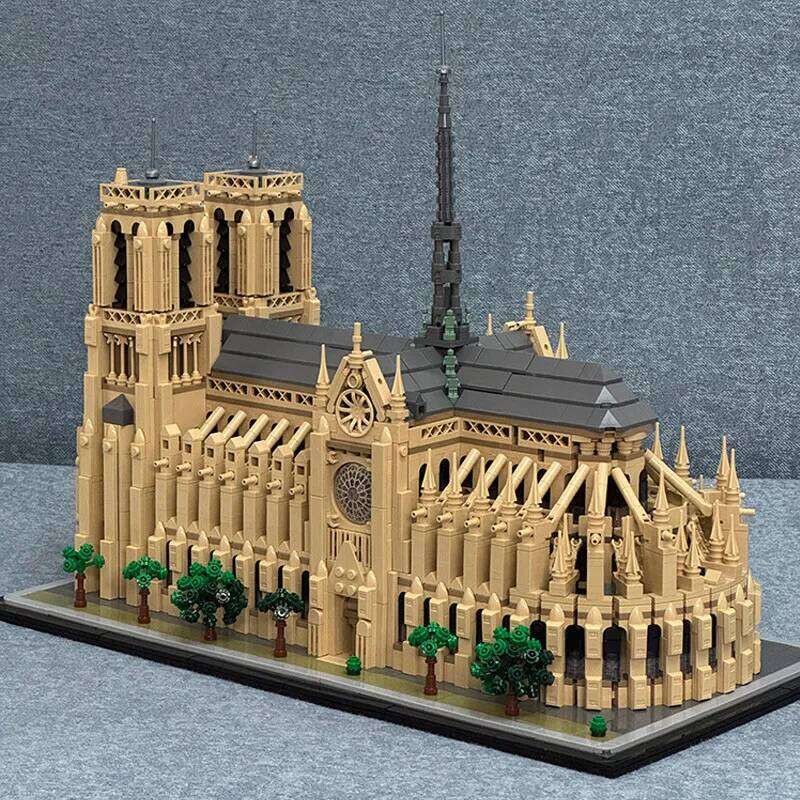 4383PCS Historical Architecture Notre Dame de Building Blocks Paris Landmark Assemble Bricks Toy Gift For Adult Friend Z260305