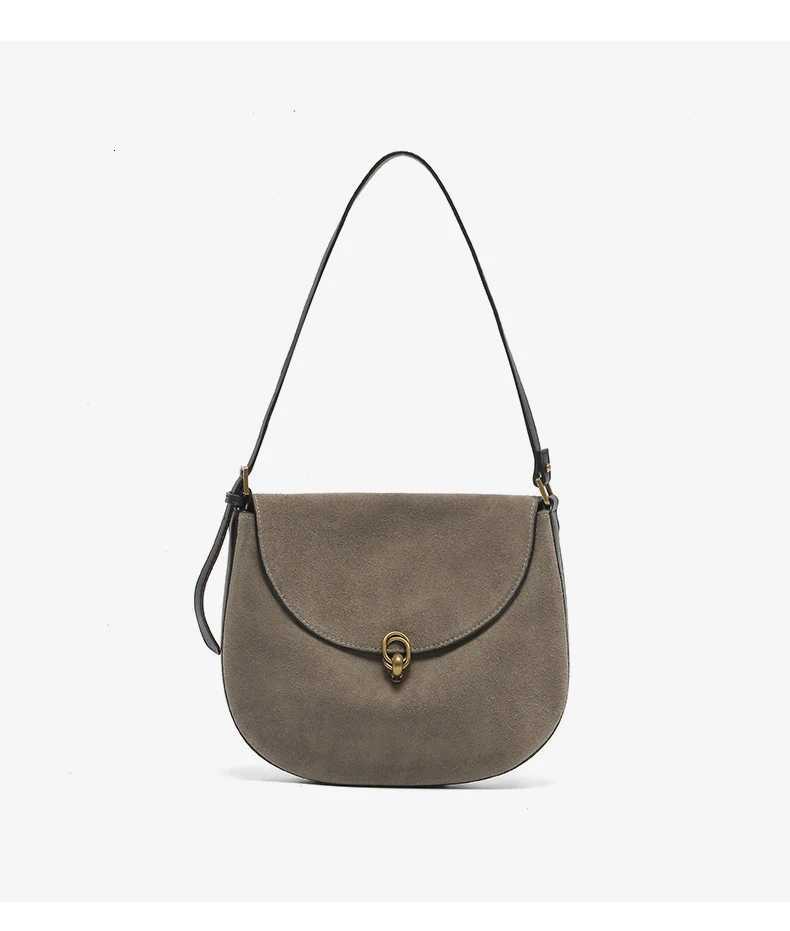 New Female Mini Matte cowhide leather Crossbody Bag Fashionable Versatile Shoulder Shell Handbag Lady Casual Phone Bag H260306