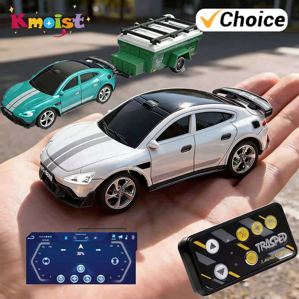 1/64 Desktop Mini Rc Drift Car Children Toy 2.4G Remote Control Vehicle Simulation Cars Model Toys for Boys Kids New Year Gifts C260305