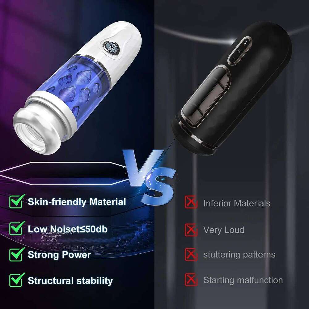 Male Masturbation Cup Automatic Telescopic Vagina Pocket Pussy Blowjob Sex Machines Toy Adult Goods for Men Masturbator 18+ W260305