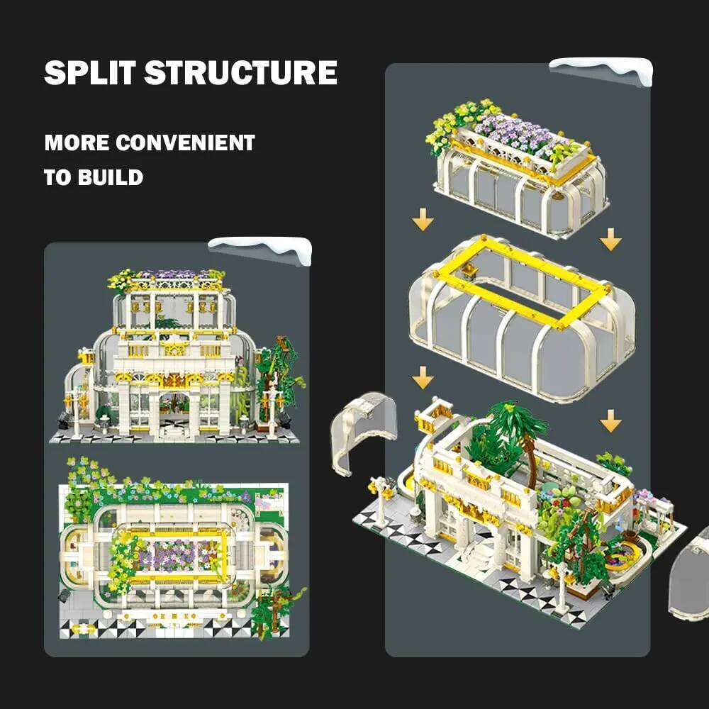 2231PCS Plant Garden Building Blocks City Street Model MOC Bricks Set With Light Kids Educational DIY Toys Holiday Gifts Z260305
