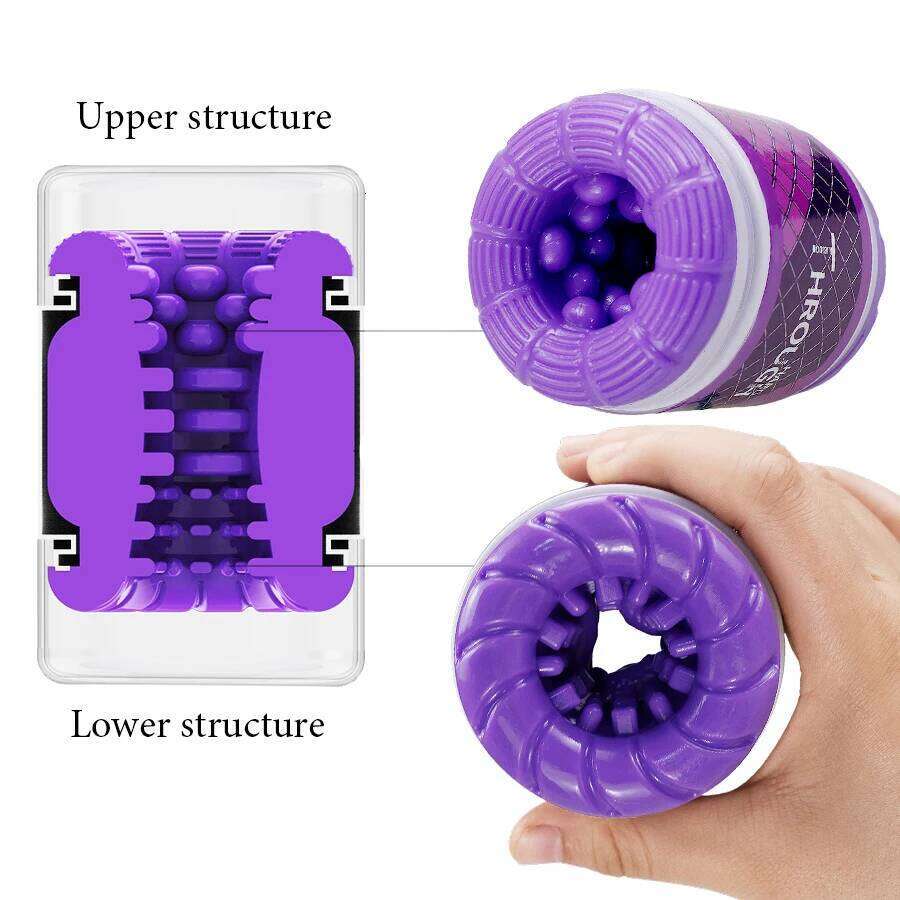 Tight Pussy Realistic Vagina Dual Channel Male Masturbator Aircraft Cup Penis Trainer Adult Sex Toys For Men climax W260305